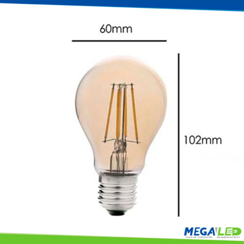Foco Led A60 4w Blanca Cálida